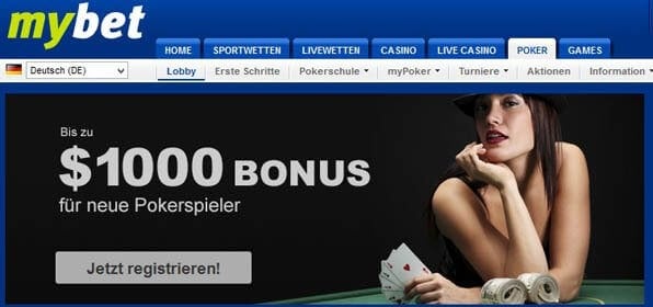 Willkommensbonus bei mybet