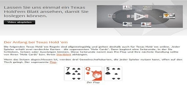 Partypoker Poker Regeln