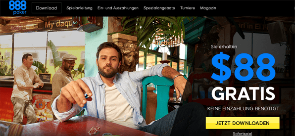 Bonus ohne Einzahlung bei 888 Poker