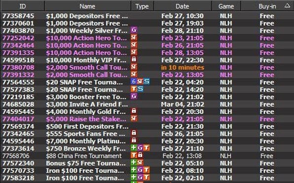 Bei 888 Poker lassen sich zahlreiche verschiedene Freerolls spielen.