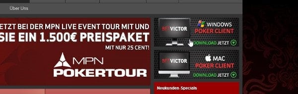 BetVictor Poker Software Download auf betvictor.com