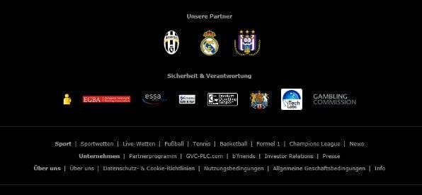 Bwin Poker Lizenzen und Zertifikate auf bwin.com