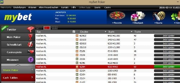 mybet Poker Software für Windows