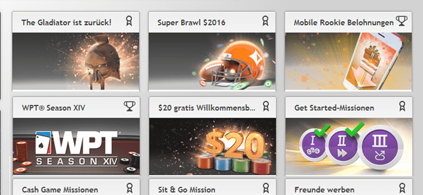 Die Aktionen und Promotionen bei PartyPoker