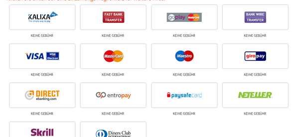 Zahlmethoden für deutsche Kunden bei PartyPoker