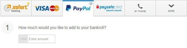 PayPal-Zahlungen werden auch zunehmend von Online Pokerseiten angeboten, wie etwa hier von 888 Poker.