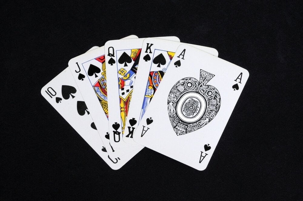 Royal Flush Kartenhand 
