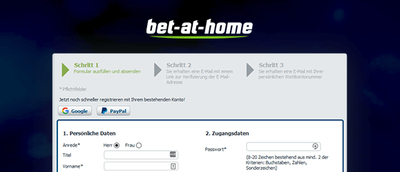 bet-at-home Poker Anmeldung