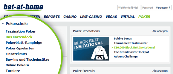 bet-at-home Poker Spiele