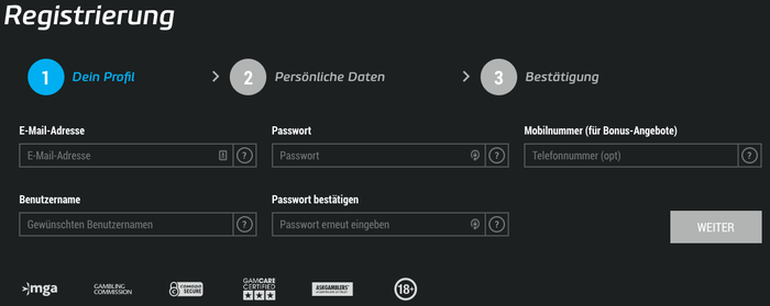 mybet registrierung