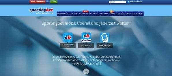 Die Sportingbet App enthält alle Wettoptionen und ist für jedes gängige System geeignet