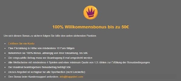 Neue Kunden erhalten einen 100%igen Bonus von bis zu 100€