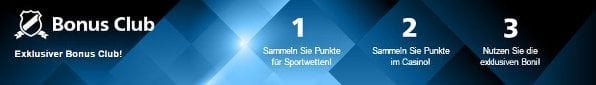 Im Bonusclub erhalten treue Kunden einige Sonderangebote