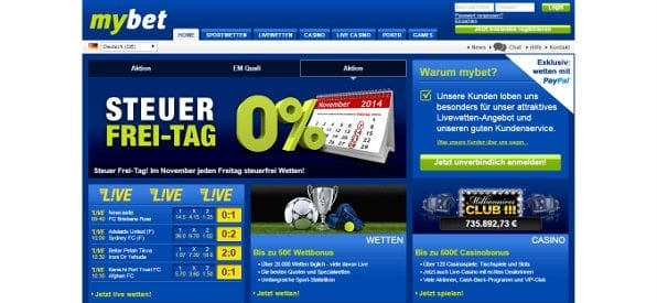 Die klar strukturierte Startseite führt Sie schnell zum gewünschten Ziel
