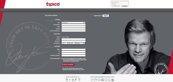 Oliver Kahn ist Werbepartner von Tipico