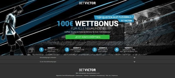 Neue Kunden erhalten einen Wettbonus von bis zu 100€