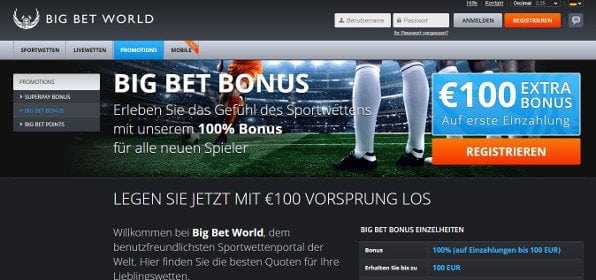 BigBetWorld Startseite 