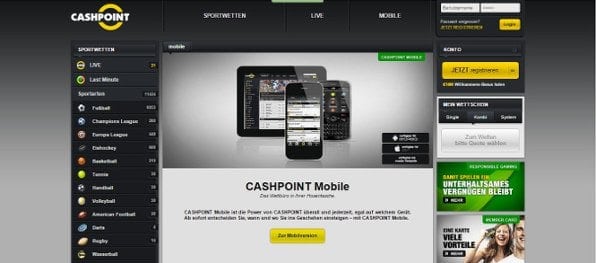 Ansprechende mobile Webseite verzichtet leider auf Live-Angebote