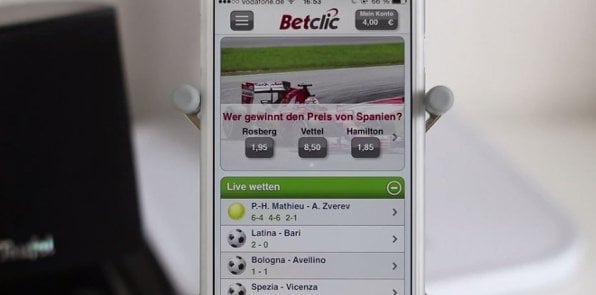 Übersichtlichkeit und attraktives Design machen die Bedienung der betclic-App einfach und angenehm.