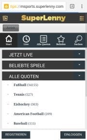 superlenny-app-screen-auswahl