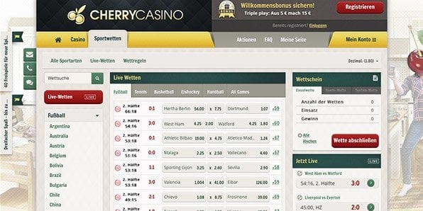 Cherry Casino Livewetten Center