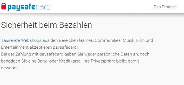 Zahlungsmethode Paysafecard als Ukash Alternative