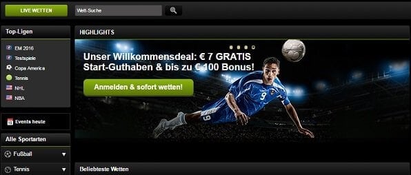 No-Deposit-Bonus und Fußballwetten bei ComeOn