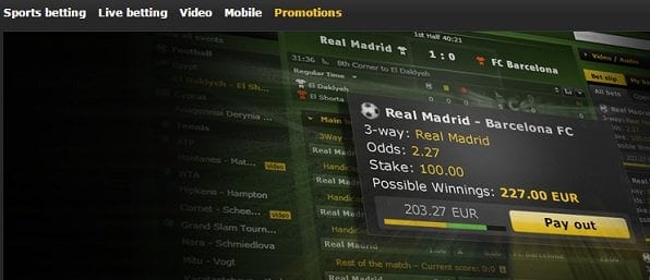 Cashout-Funktion bei bwin
