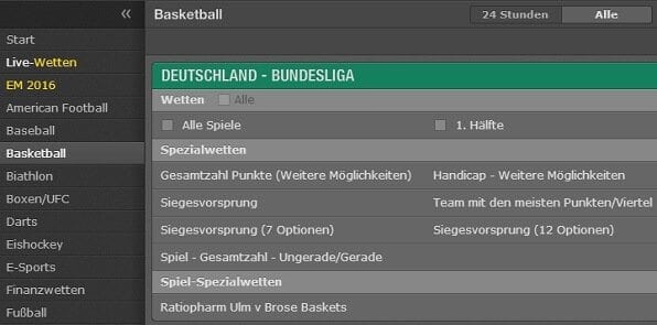 Livewetten bei bet365