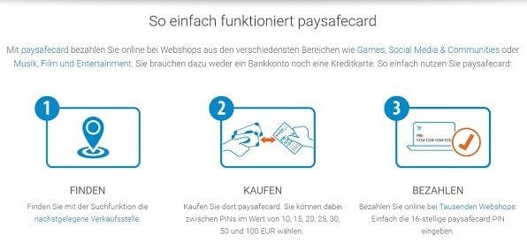 PaysafeCard als Alternative zu Skrill 