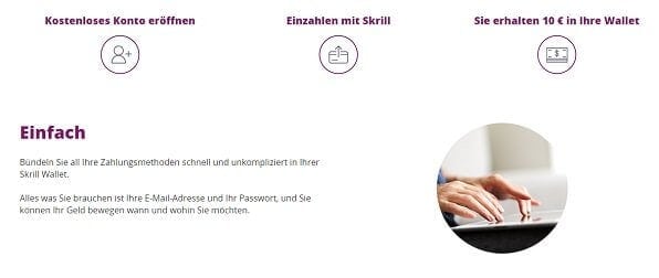 Schnell den Skrill 10 Euro Bonus sichern