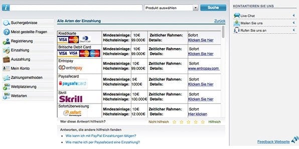 William Hill Zahlungsmethoden