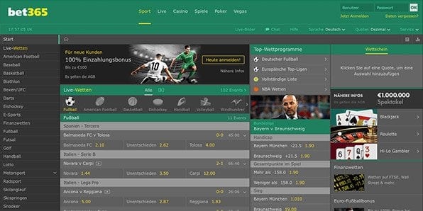 bet365 Angebot
