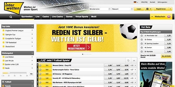 Interwetten Angebot