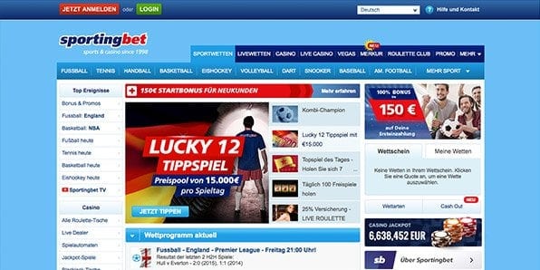 sportingbet Angebot