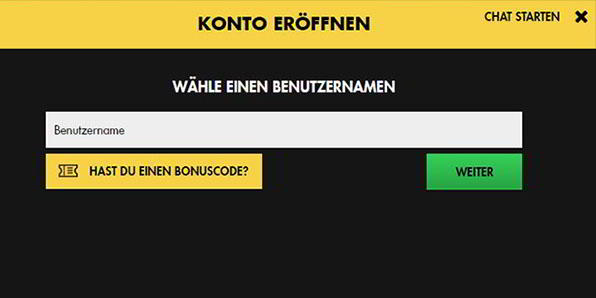 Bethard Registrierung