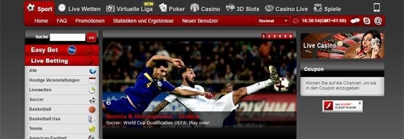 Große Sportwetten-Auswahl online nutzen