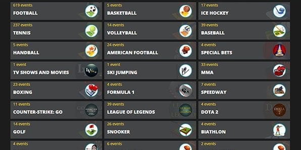 LVBet Sportwetten Angebot