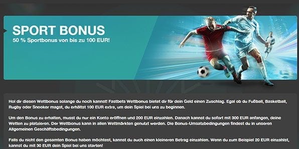 fastbet Bonus