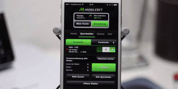 Mobilebet Mobile App Wettmark