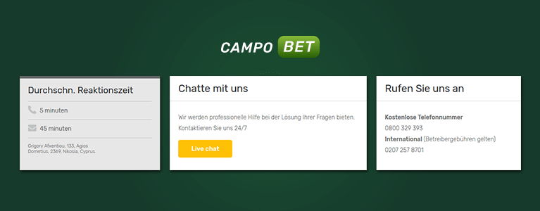 Campobet Sport Support