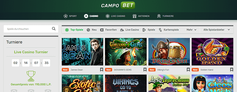 Campobet Sport Extras