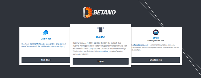 Betano Sports Kundenservice