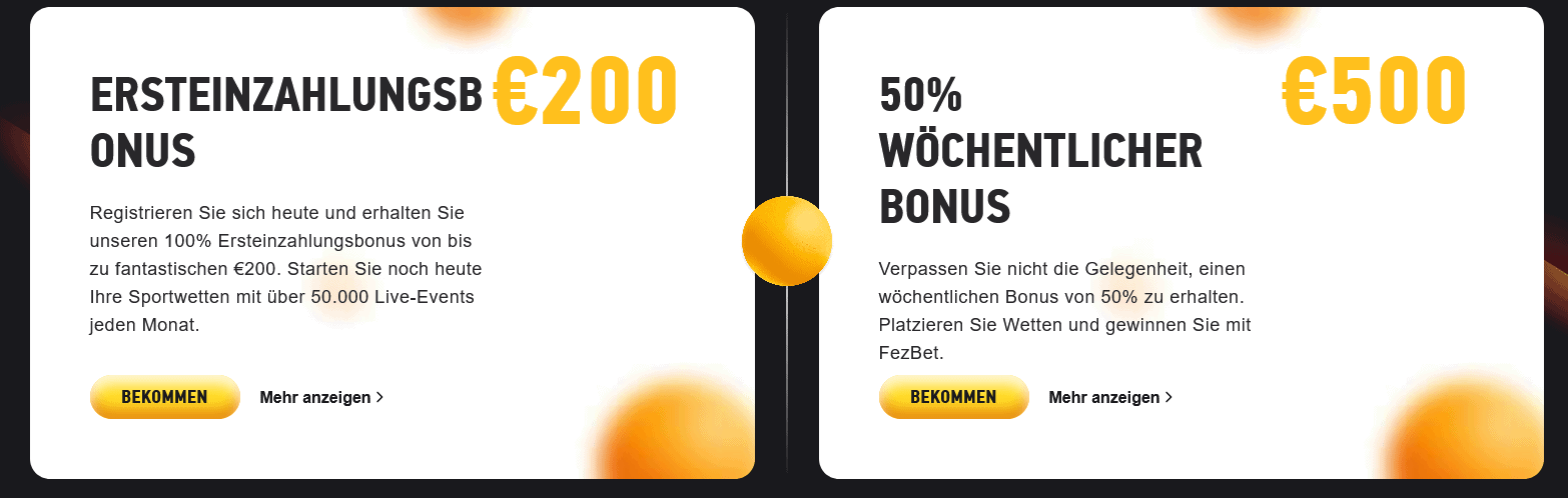 FezBet Bonus Code