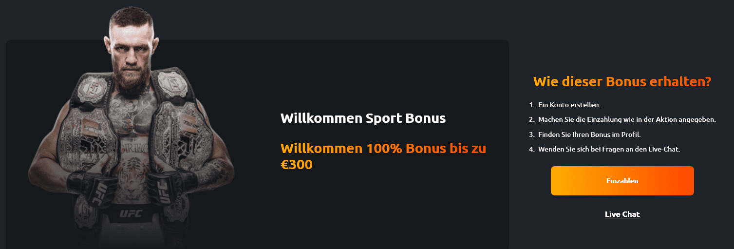 Burningbet Willkommensbonus